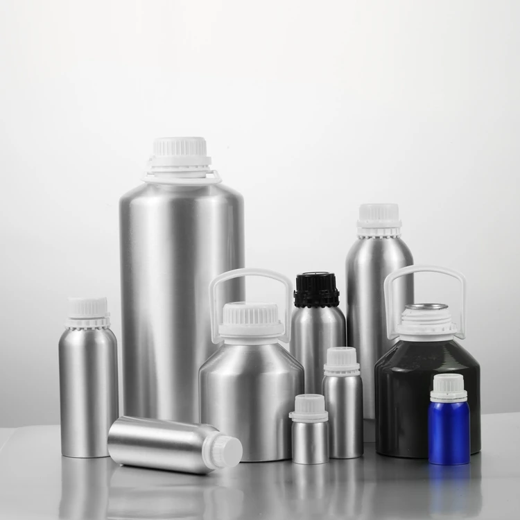 AOLIJUE 50ml 100ml 150ml 200ml 250ml 2000ml Aroma Essential Oil Bottle 500ml Aluminum Bottle With Anti Theft Cover