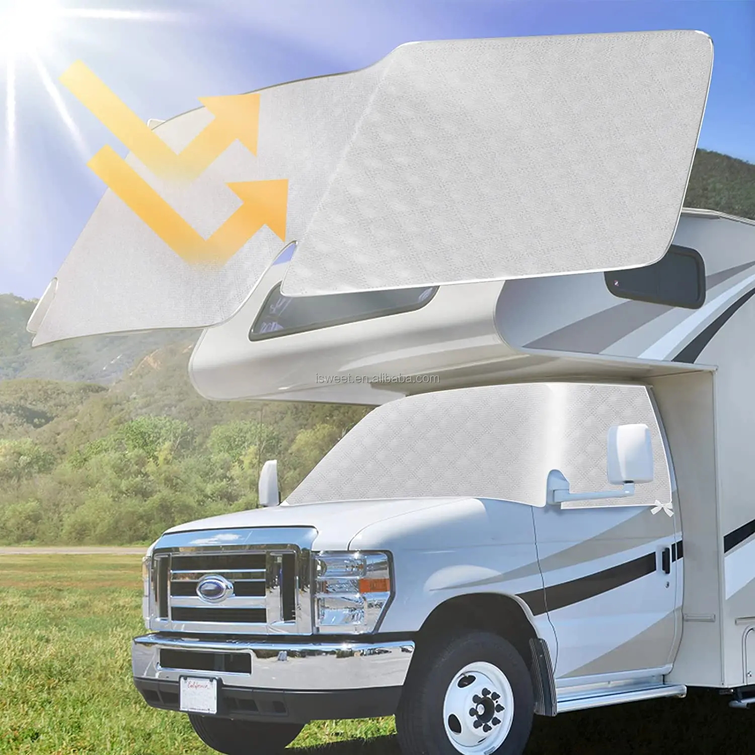 Rvmate Rv Class C Windshield Cover Only For Class C Ford 1996 2016,Rv