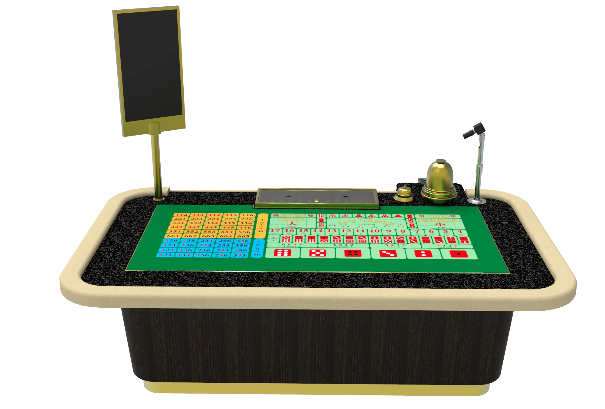 Новый высококачественный автоматический большой небольшой покерный стол Sic Bo для казино распродажа