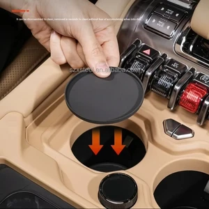 Central Control Cup Silicone Pad Anti-Skid Protective Cup Holder Stopper for Car Interior Modification Product for Leopard 8