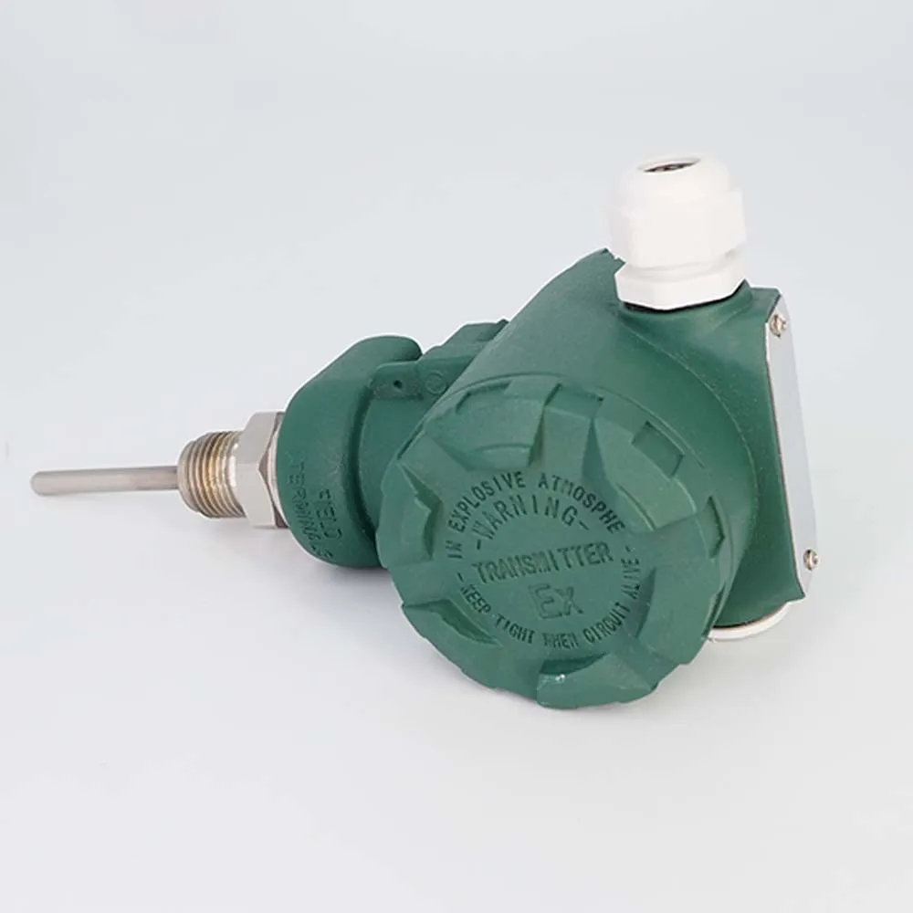 Digital Display Rtd Pt100 Explosion Proof Temperature Transmitter Fuel Oil Sensor 2088 Junction Box