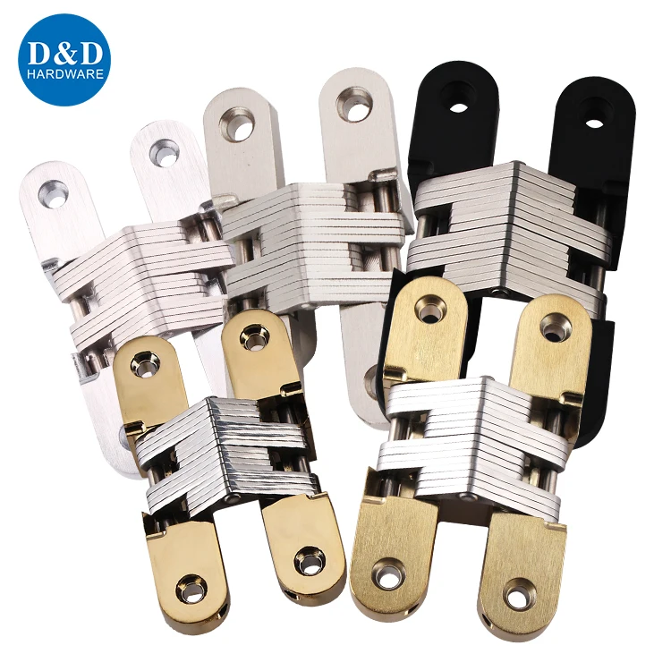 SS Building Hardware Zinc Alloy Concealed Invisible Hinge Wooden Hidden Door Hinges