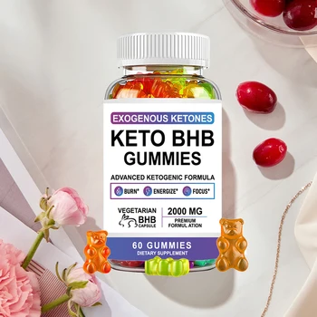 Private Label 60 Sweets Keto Bhb Gummies Healthcare Supplement Keto Weight Loss Products Slimming Keto Bhb Gummies