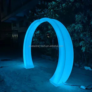 IP65 Waterproof RGB LED Arch for Outdoor Garden & Party Decorations-Rainbow Bridge Style Lighting