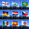 Flag size 30*45-flagpole 45 cm