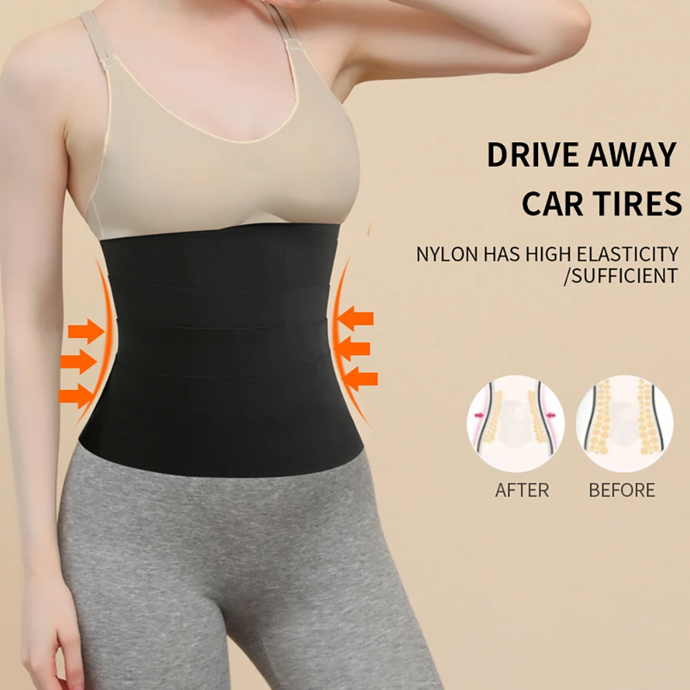 神奇运动束带弹力紧紧带绷带包裹腰部支撑身体整形器瑜伽健身束松紧带