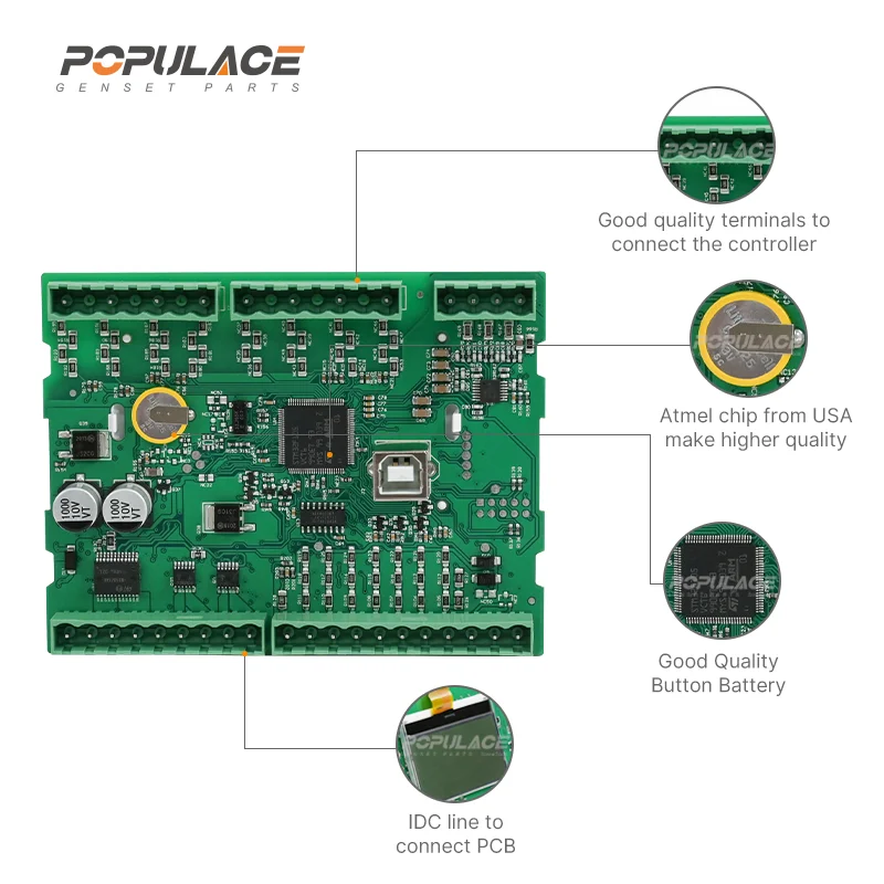 POPULACE Power Generator Auto Start Control Panel Board DSE4520 Generator Spare Parts 4520 Dse Control Module  DSE4520 MKII
