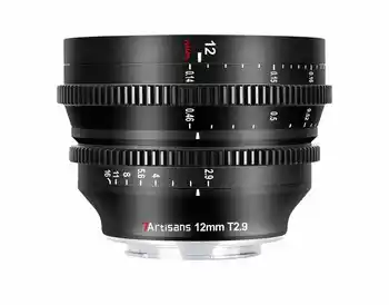 7artisans  12mm T2.9 Large Aperture Photoelectric APS-C MF Ultra Wide Angle Cine Lens for E/FX/M43/EOS-R/Z/L