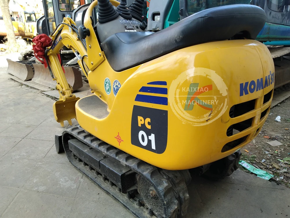 Mini Secondhand Excavators Machine Crawler Digger Komatsu Pc01 300kg