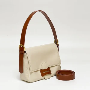 Fashion Simple Genuine Leather Shoulder Bag Good-quality Real Leather Lady Messenger Bag