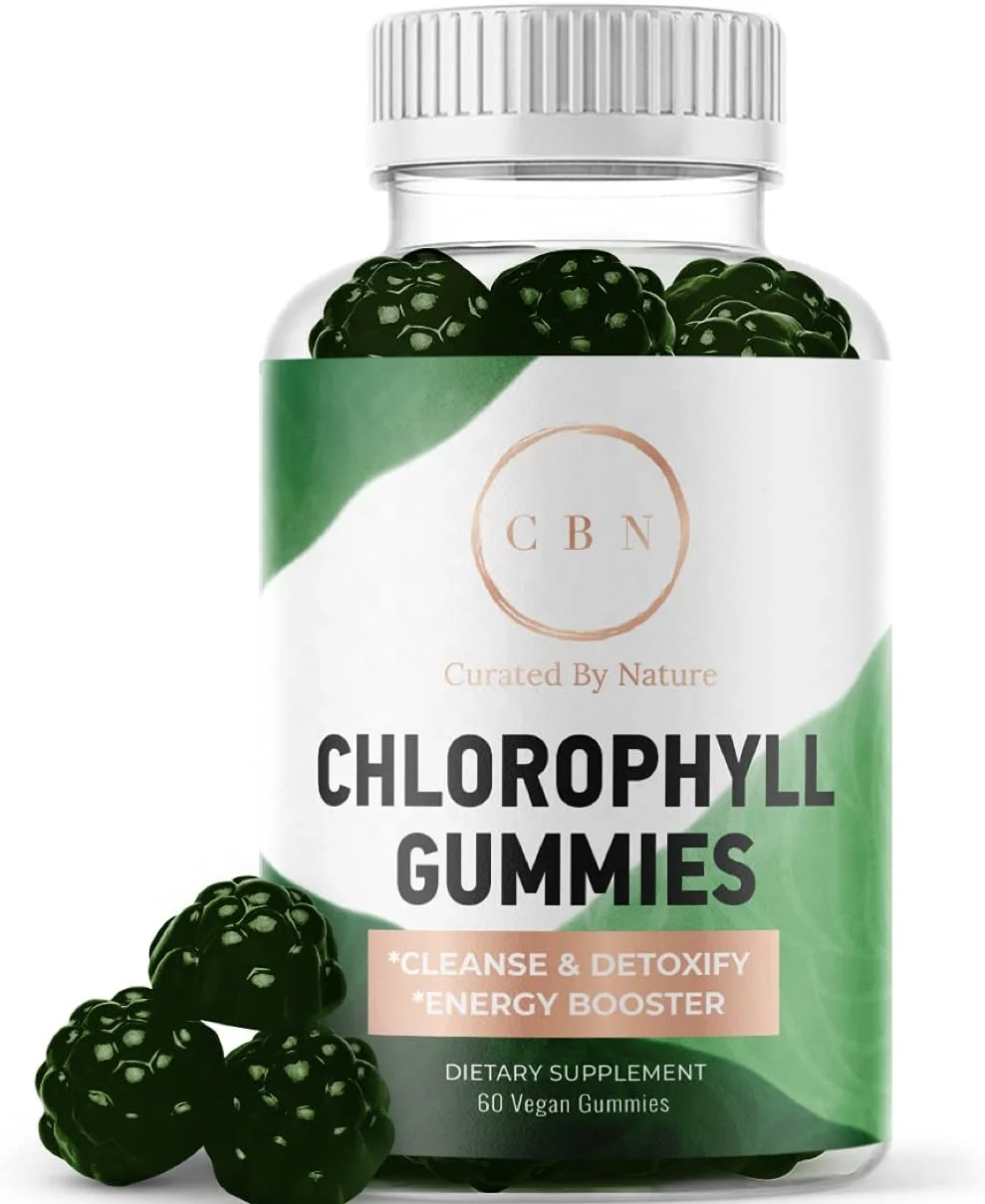 OEM/ODM Health Supplement Gummies Candies Boost Your Energy and Repair Digestion Organic Chlorophyll Gummies