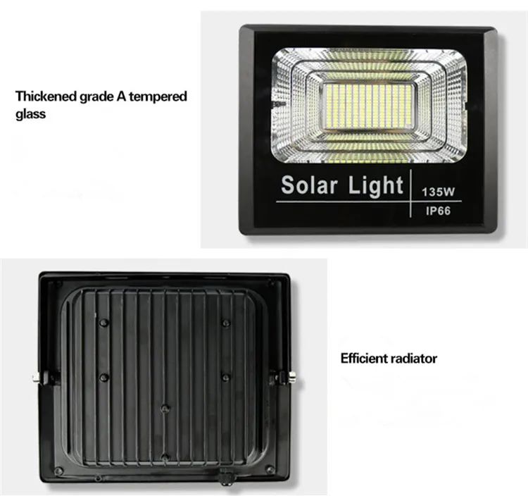2021 LED Solar Flood Light High power Energy Saving Outdoor ip67 waterproof 25w 40w 60w 100w