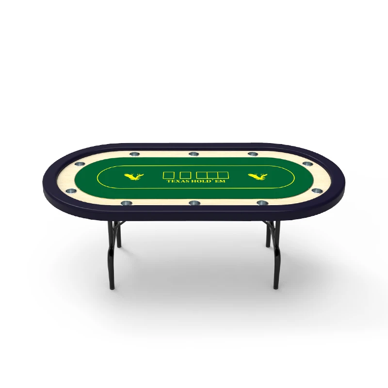 Высококачественный деревянный стол YH на 10 персон складной покерный с индивидуальным
