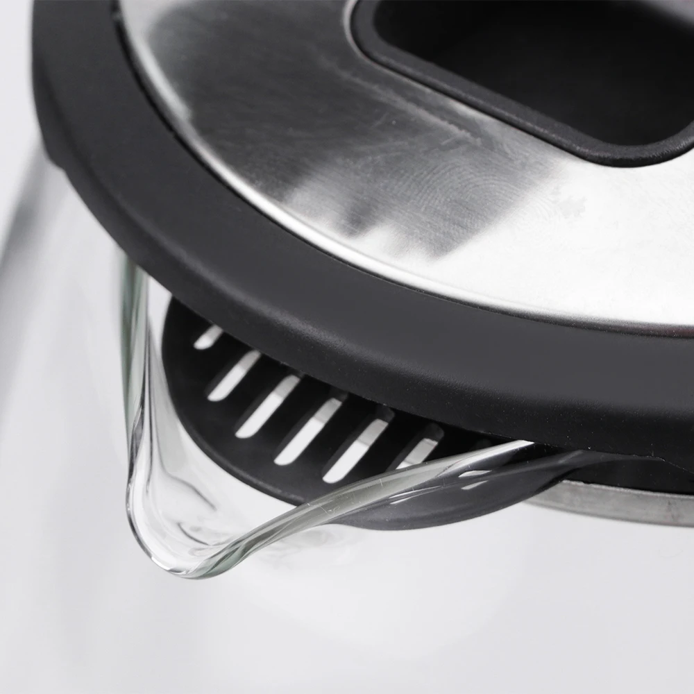 Economical Custom Design Electric Kettle Glass Health Tea Water Kettle Manufacturer 2L 2000W