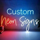Neon Sign Logo Heart Wedding Custom Made Neon Sign Light For Bedroom Led Letters Anime Making Machine Equipment