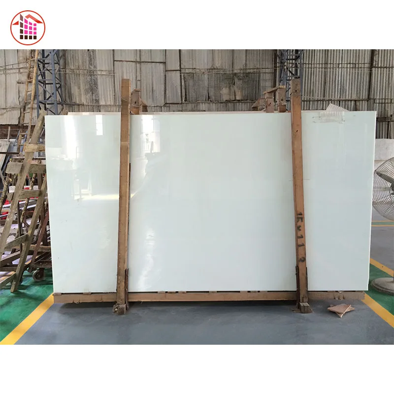 Nano White Artificial Marble Slab 1