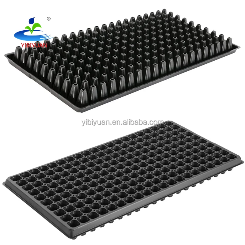 Durable 200-Hole Plastic Honeycomb Seed Starting Tray Nursery Trays & Lids for Seeds & Seedlings