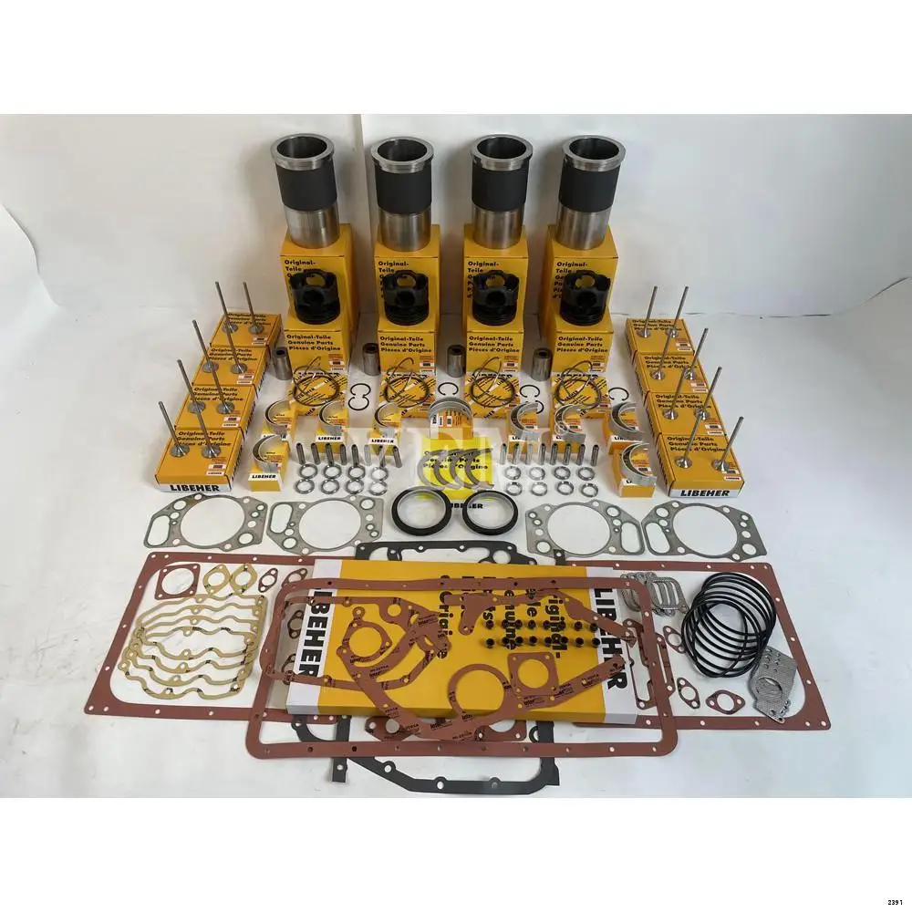 D934 Repair Kit With Full Gasket Set Piston Rings Liner Bearing Valves for Liebherr Diesel Engine Spare Parts