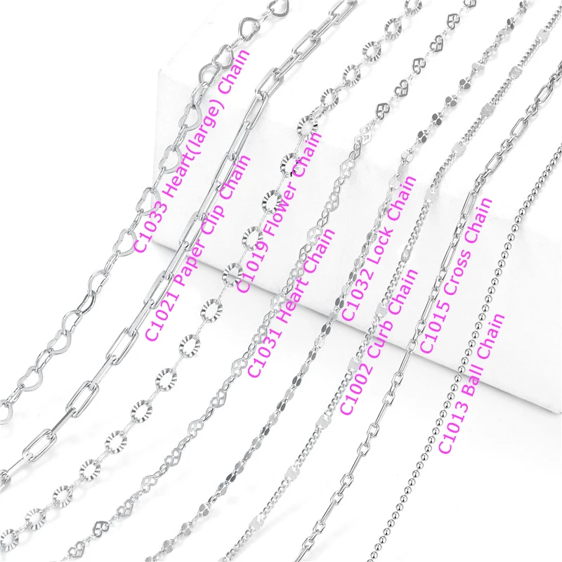 Buy 925 Chain Necklace,Paper Clip Chain 