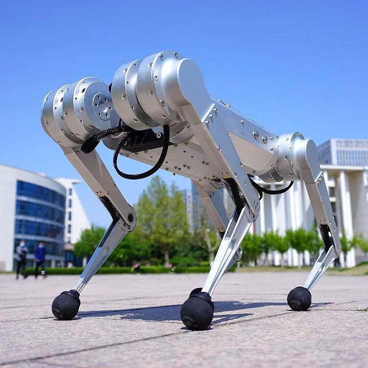 Industrial Quadruped Robot Robot Dog Robodog Bigdog Platform Load Weight 3kg Motor Provided Aluminum Alloy