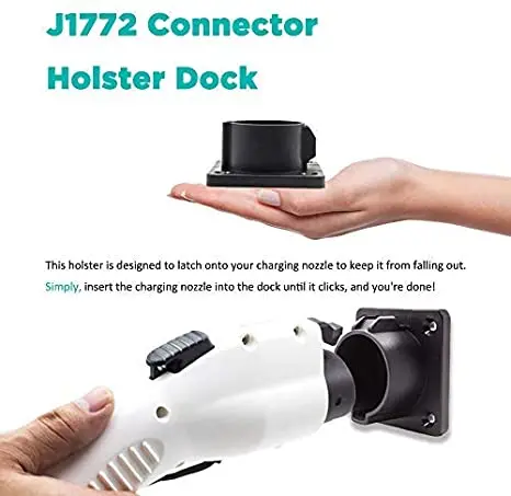 J1772 Type 1 EV Charger Holder Holster Dock Dummy Socket - China EV  Charging Holder, Plug Holder