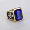 Zircon bleu doré