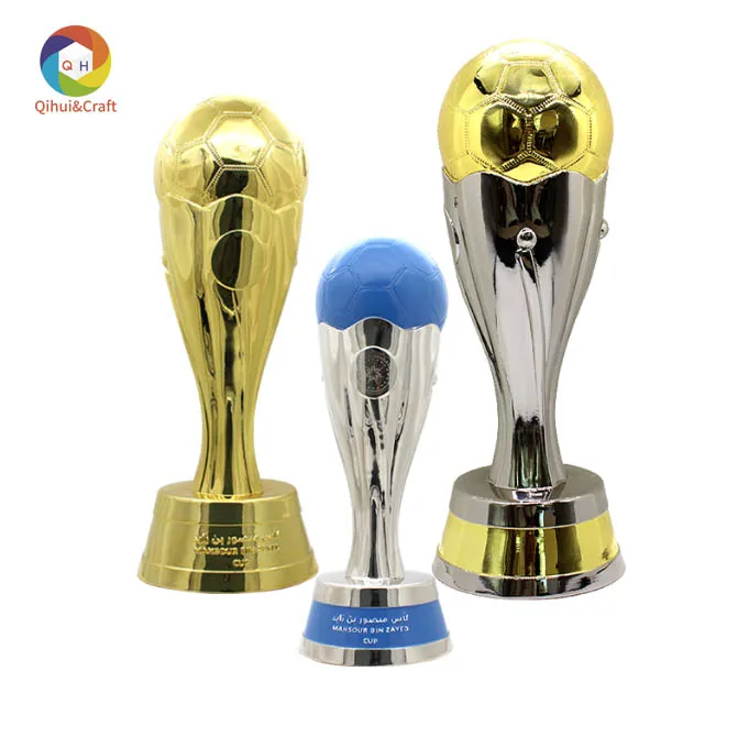 Manufacturer Design Logo Football Trophy Metal Base Sports Football ...