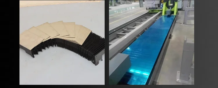 Platte Accordeon Balg Cover Tool, Freesmachine Flexibele Bescherming Stil Oliebestendig Stofdicht En Waterdicht Orgel Afdekplaat Machine Pantserschild 150 Mm 1969621417