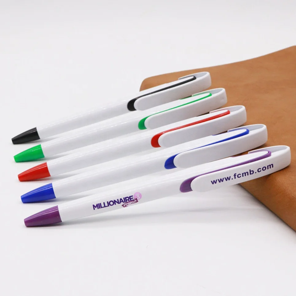 Lina Classic White Pens - Item #CC22333 -  Custom Printed  Promotional Products