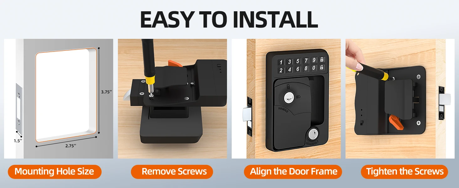 New Metal Keyless Rv Lock Remote Control Rv Door Lock Keyless Three