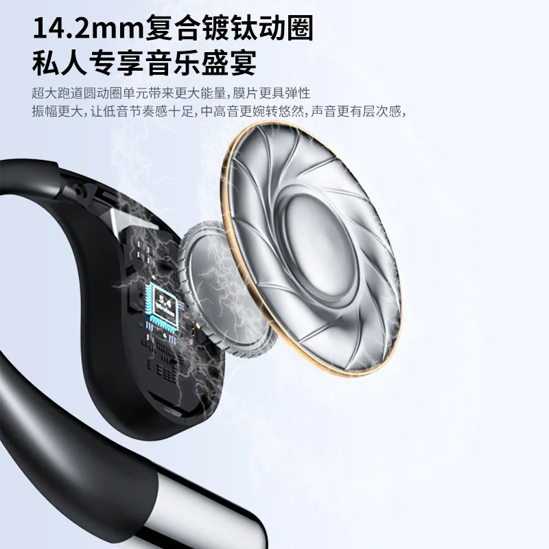 True Wireless Earphones Q39 AI Translation Earphone Real-Time Translator Ear Hook Noise aperçu 2