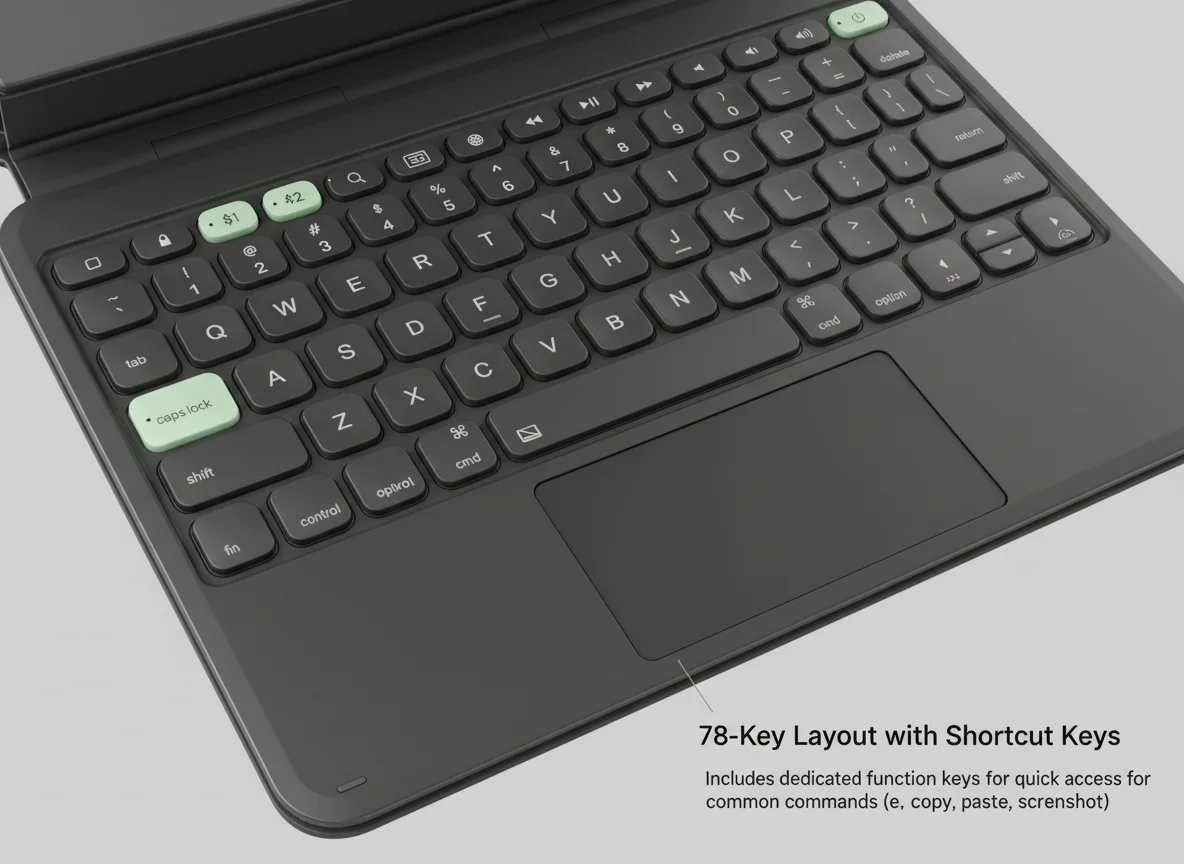 product uk de fr layout magic keyboard case for ipad pro 11 inch pu leather water resistant dustproof cover support landscape-5