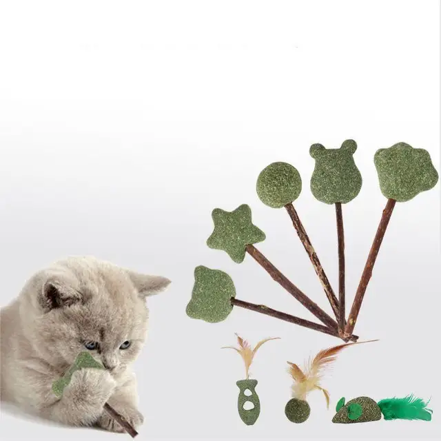 Manufacturers Spot Popular Catnip Lollipop Teeth Cleaning Molar Cat Toy Cat Toys Catnip Toys For Cat