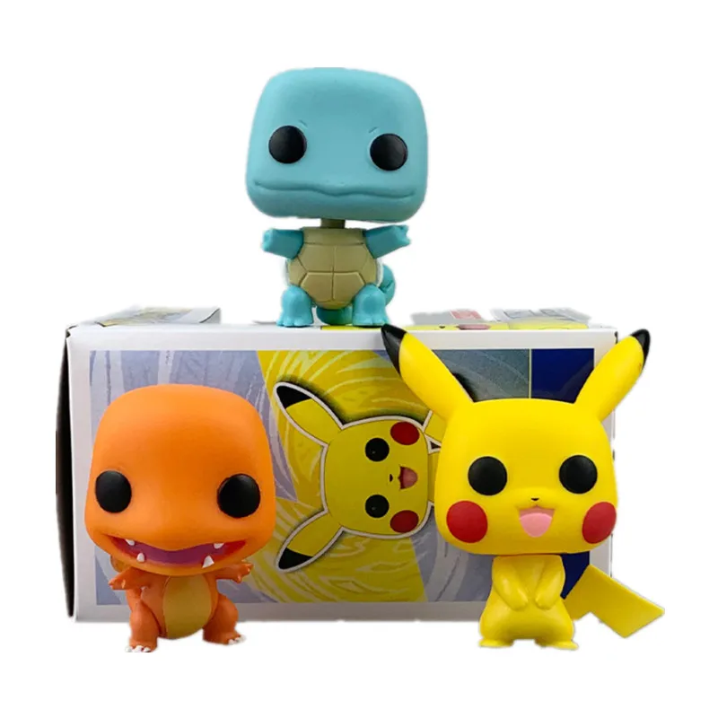 Funko Pop Bulbasaur Pikachu Charmander Pokémon Figure Spielzeug Xmas Geschenk 