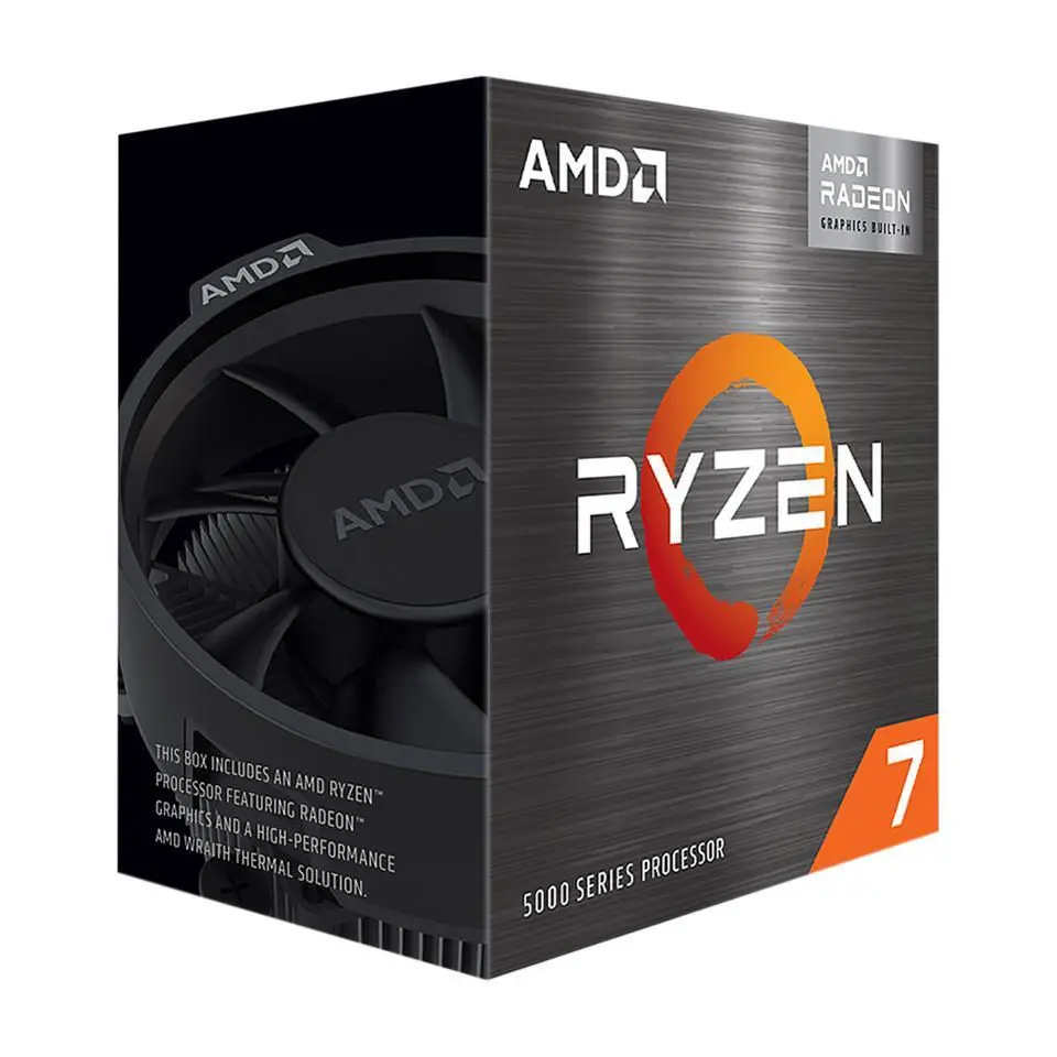 AMD R7 5700G - R7 5000G Series Cezanne 8-core 3.8 GHz AM4 65W AMD Radeon Graphics Desktop Processor