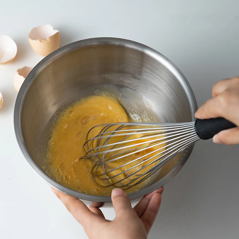 SHIMOYAMA High Quality Stainless Steel Salad Bowl Mixing Bowl for Kitchen Baking - Image 5