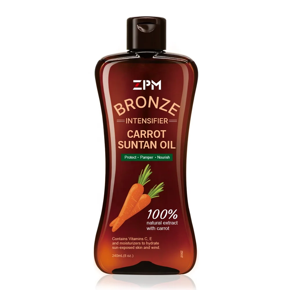 suntan lotion with carrot extract