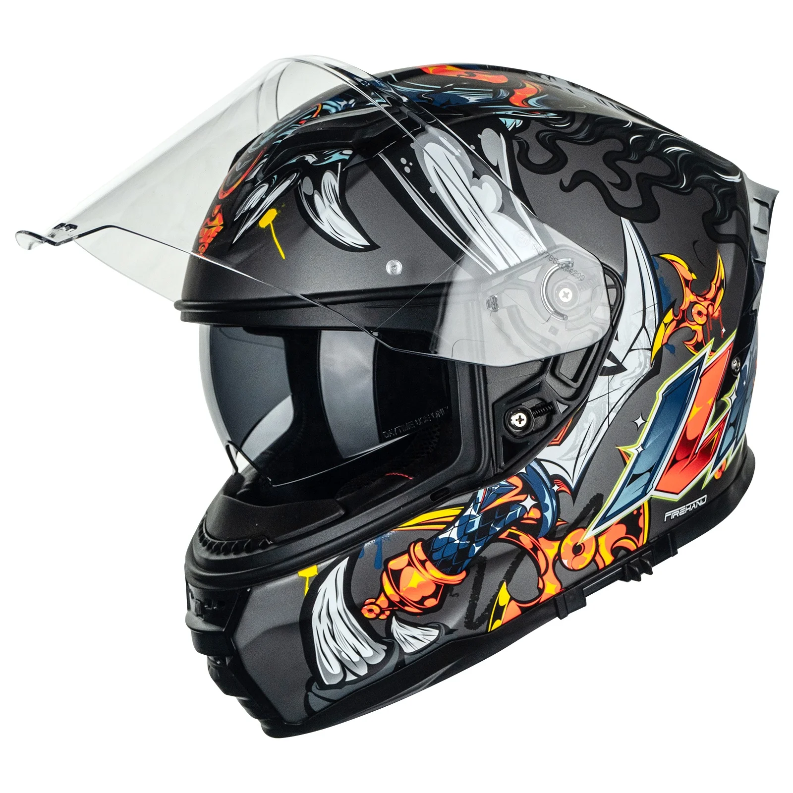 Moto Electrica Adulto Casco De Moto AHR Con Doble Visera, Modular