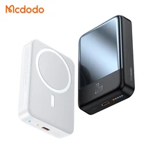 Mcdodo 426 10000mAh 15W Magnetic Wireless Charger Power LED Display PD20W Wireless Power Bank 10000mAh for iphone