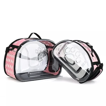 In Store Wholesale Waterproof Portable Folding Pet Bag Travel Carrier Cats Dogs Bag With Safety Zipper