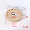 100mm round rubberwood