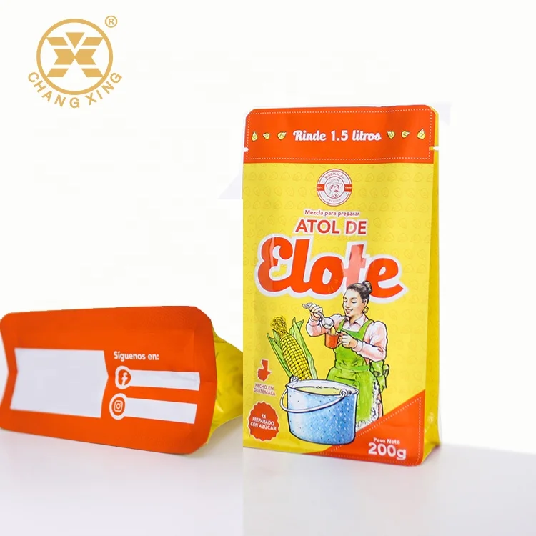 Custom Printed Stand up Pouch for Bean Crab Curry Curry Paste Peanut Corn Chili Oil Butter Jam Packaging Packing Bag