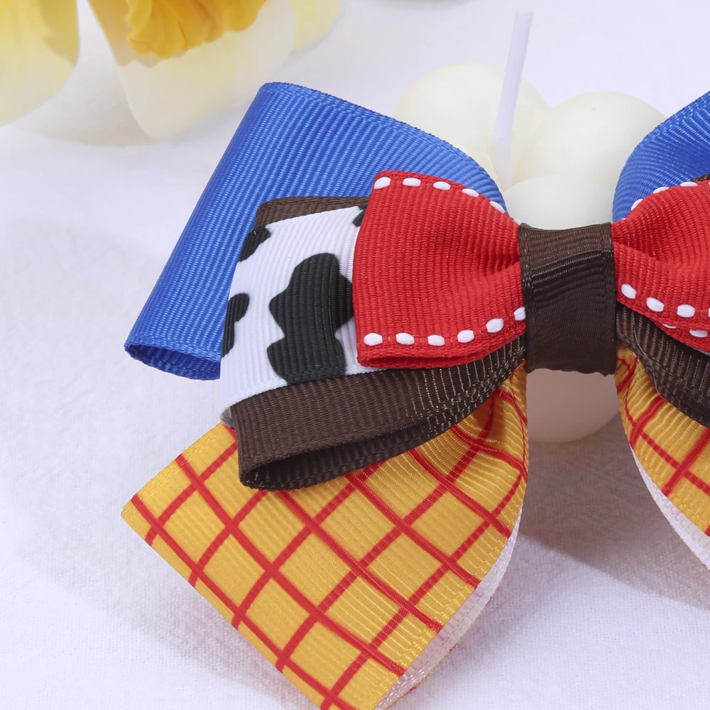 Детские синие заколки для волос