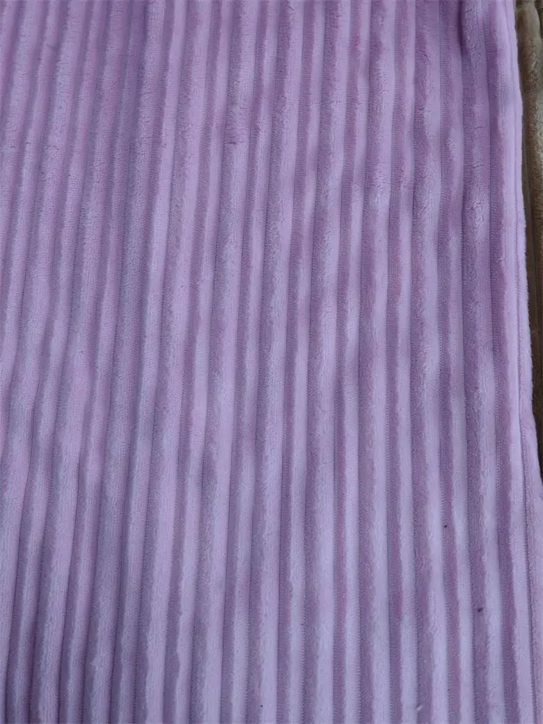 100% Polyester Corduroy Fabric Knitted Fleece Woven/Printed Stripes Design Girls' Dresses Sofas Suits Curtains Garments