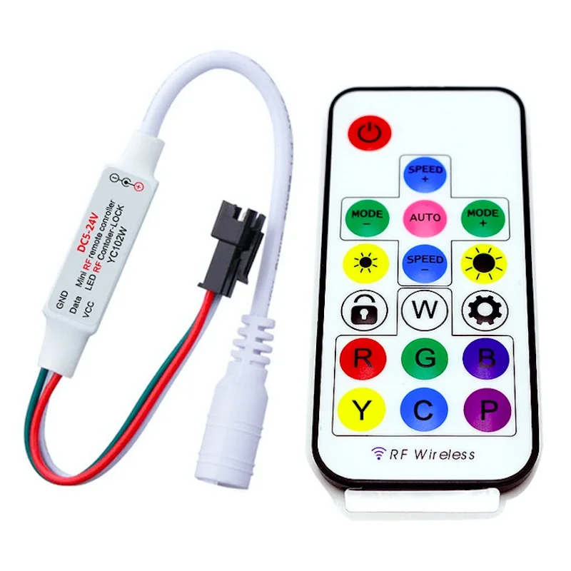 RGB Remote Control RF Dimmer for LED Strips