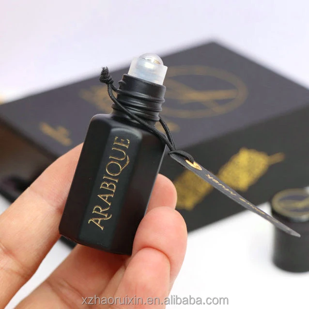 3ml 6ml 12ml Arabian Arabic Oud Oil Perfume Bottle With Logo Attar Perfume Glass Bottle