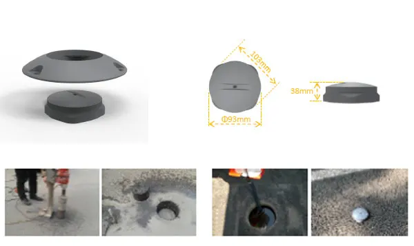 
 Уличный датчик парковки LoRa для парковки на большое расстояние  