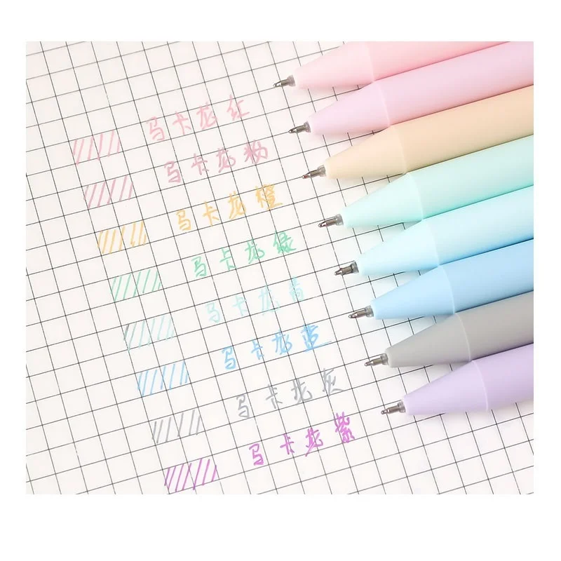 Deli Pen 50pcs Luxury Macaroon Pens for School Office Supplies Office –  AOOKMIYA