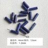 Lapis Lazuli Round Tube Beads 5pcs
