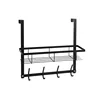 Removable and removable wall-mounted shelf. 4 hooks